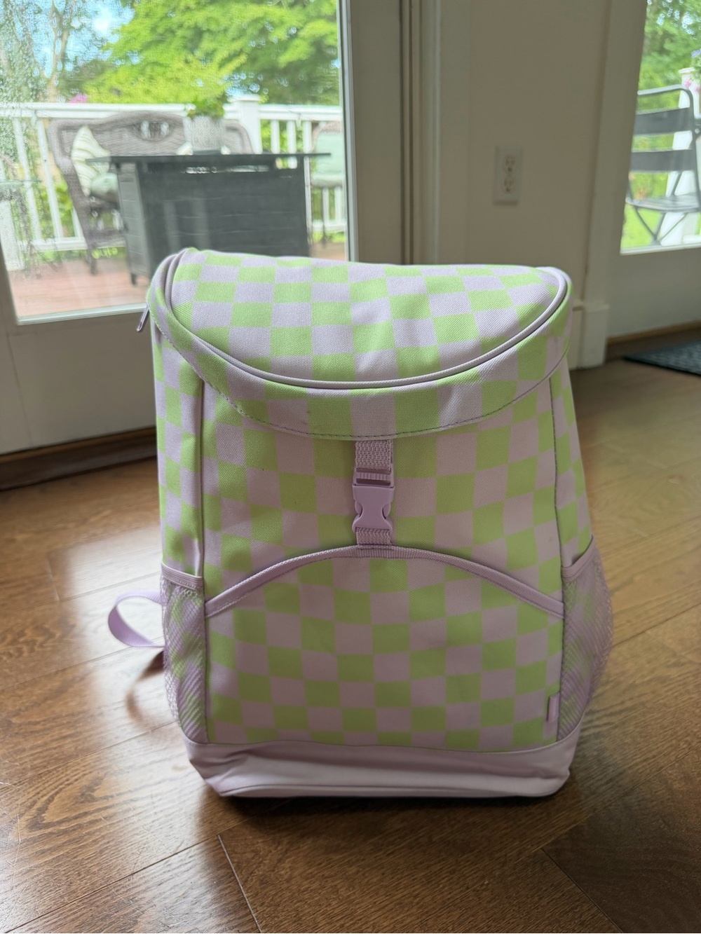 Pastel Checkered Backpack COOLER